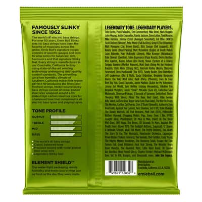 Regular Slinky Nickel Wound Electric Bass String 50-105 Set Gauge 50, 70, 85,105 Hi-C Steel Hex-Core image 2