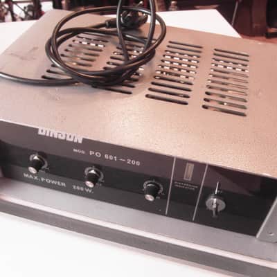 Röhrenverstärker Binson PO 601-200 70er Italien tube amp italy image 10