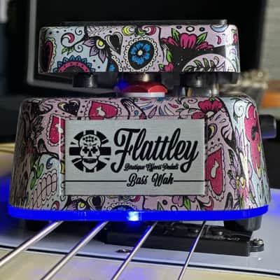 Flattley Guitar Pedals The Flattley Bass Wah - Sugar Skulls image 7