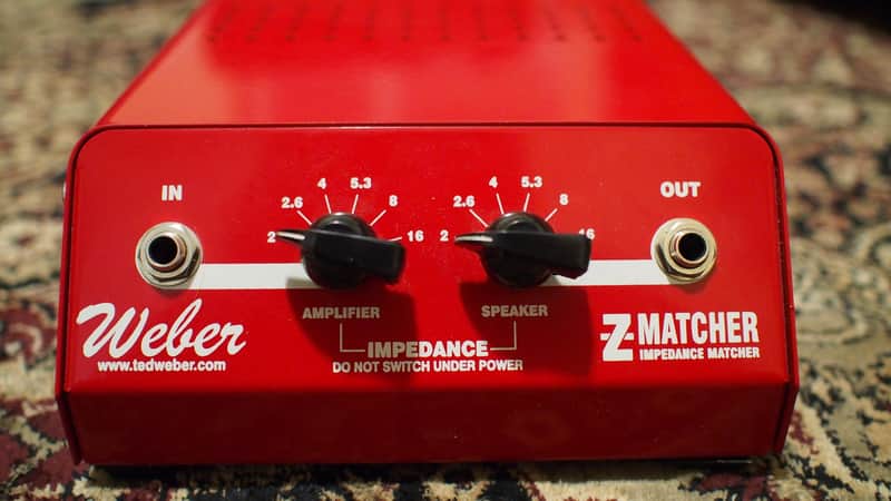 Weber Z-MATCHER-100 100W IMPEDANCE MATCHER Red image 1
