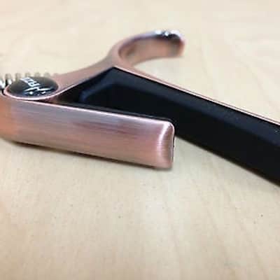 Haze DC06 Top Grade Zinc Alloy Acoustic/Classical Guitar Capo,Bronze+3 Free Picks image 6