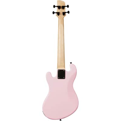Kala Solidbody U-Bass Electric Bass Guitar - Pale Pink image 5