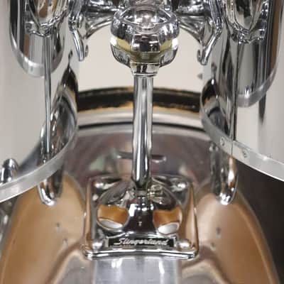 Slingerland 4pc Concert Tom Drum Kit Set Chrome Over Maple Vintage 1970's image 3