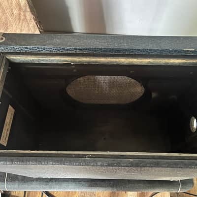 Ampeg B12N 1961 empty cabinet 1x12 bass cab - Navy Random Flair image 10