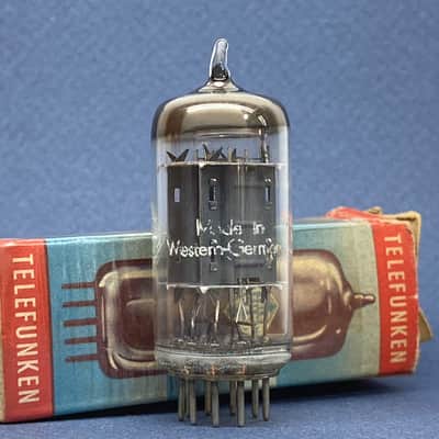 Telefunken ECC83 ◇ 12AX7 • 100% BALANCED mA & Gm • Strong NOS • Sep 1953 "pd" • Ribbed Plates • Amplitrex AT-1000 Digitally Tested • Quite Very Low Noise • T-04 image 6