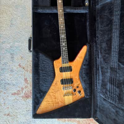 Alembic Spoiler Exploiter 4 string Bass guitar 1984 - Maple w OHSC image 11