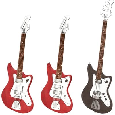 Egmond Typhoon 2EBS1  JAGUAR 1969s - Red image 16