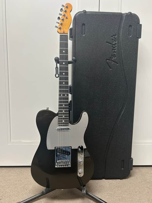 Fender American Ultra II Telecaster with Ebony Fretboard - Texas Tea image 1