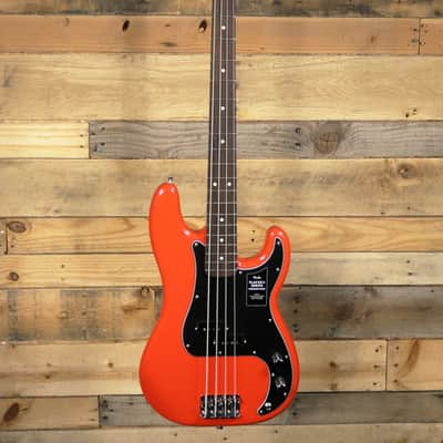 Fender Player II Precision Bass Coral Red w/ Rosewood Fingerboard image 4