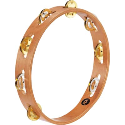 Meinl Percussion 10" Recording-Combo Wood Tambourine - Single row image 3