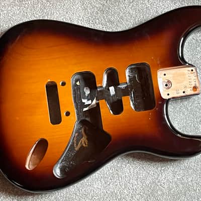 Fender American Professional II Stratocaster guitar body sunburst image 1