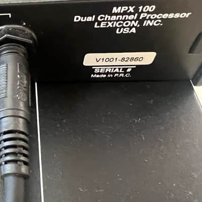 Lexicon MPX 100 Dual Channel Processor 1990s - Black image 5