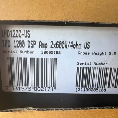 Lab Gruppen IPD 1200 2-Channel 1200-Watt Power Amplifier with DSP (UNIT #2) image 4