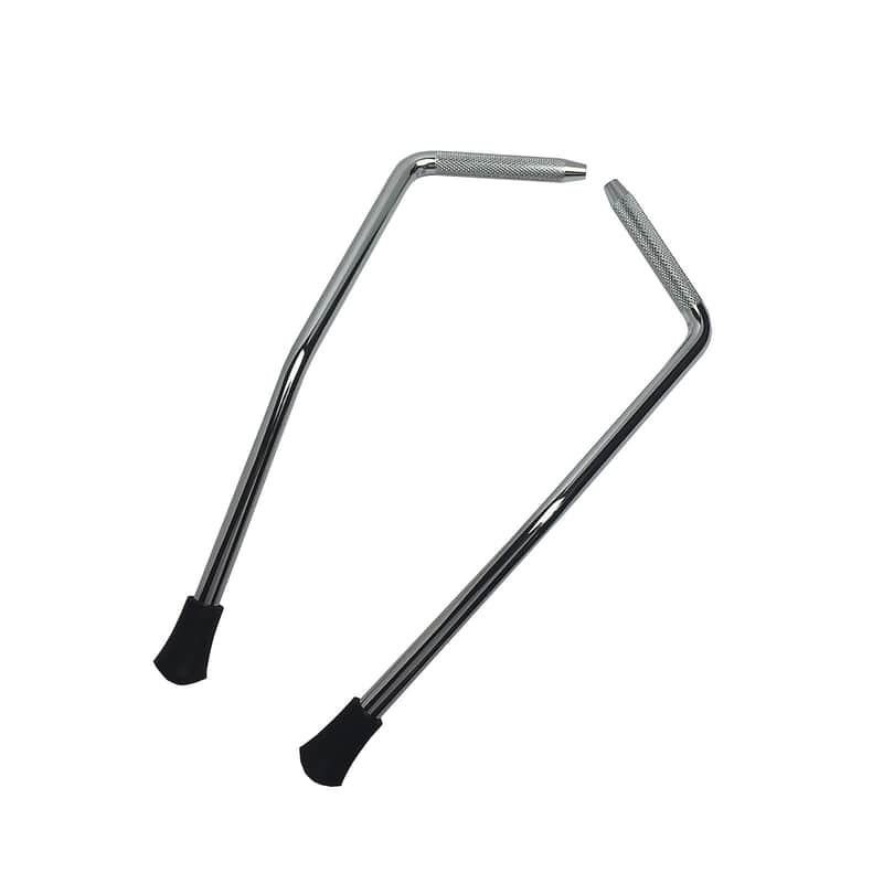 Ludwig PC4006 9.5mm Gull-Wing Spurs for 22 / 24" Bass Drums (2) image 1