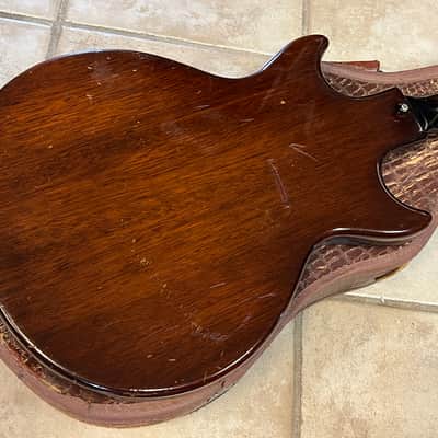 1964 Gibson Melody Maker 3/4 Scale Electric Guitar Sunburst w case image 17