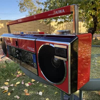 AIWA CS-W66U 👉MINT Rare Vintage Cassette Deck Boombox  Japan Serviced Warranty MINT image 4