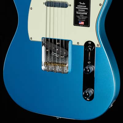 Fender American Professional Classic Telecaster Maple Fingerboard Faded Lake Placid Blue (015) image 1