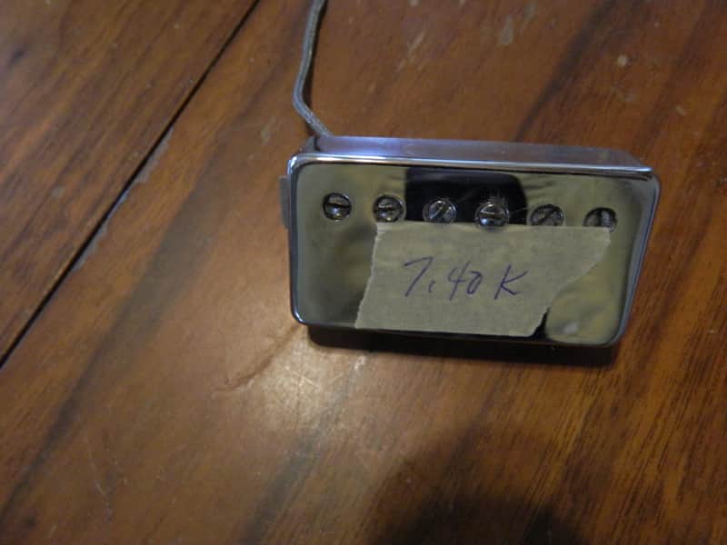 Gibson T-Top Pat No. Humbucker Pickup 1975 - Chrome image 1