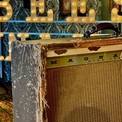 1957 Magnatone Custom 280 STEREO-VIBRATO 2x12 Tonemaster 35WATT image 14