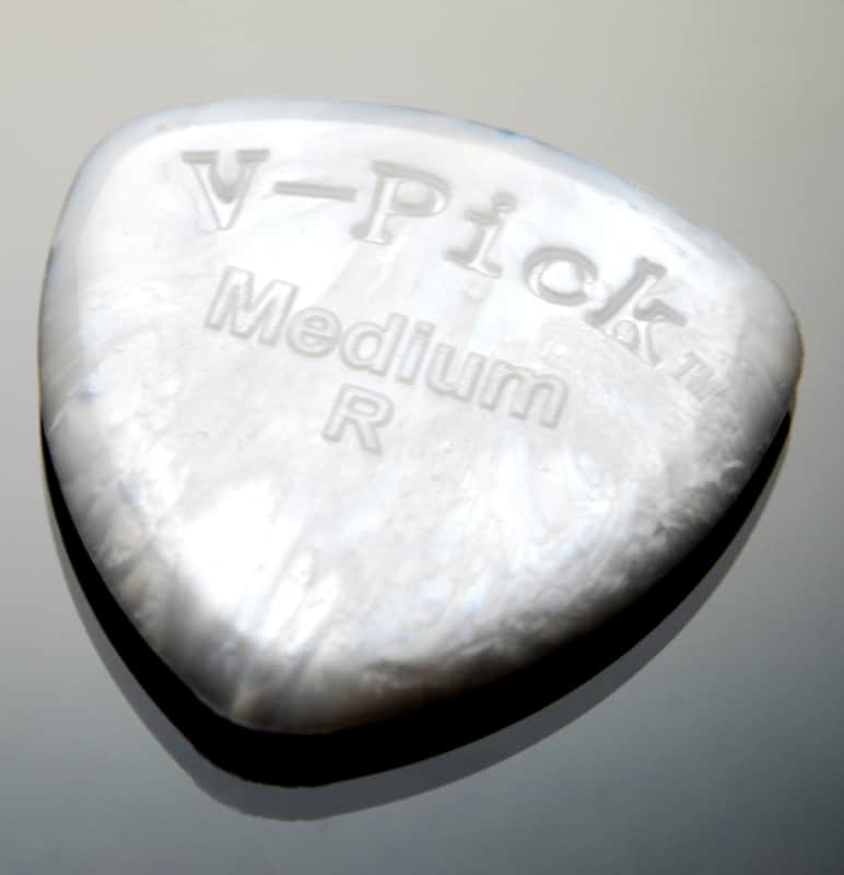 V-Picks Medium Round Pearly Gates MRPG3 3-PACK w/Bonus Deluxe Pick image 1