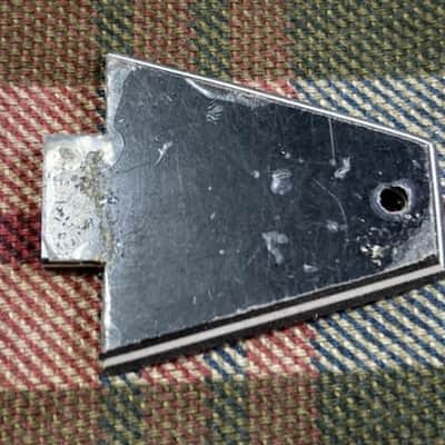 Black Vintage 1980s Charvel / Jackson Model Truss Rod Cover Plate image 1
