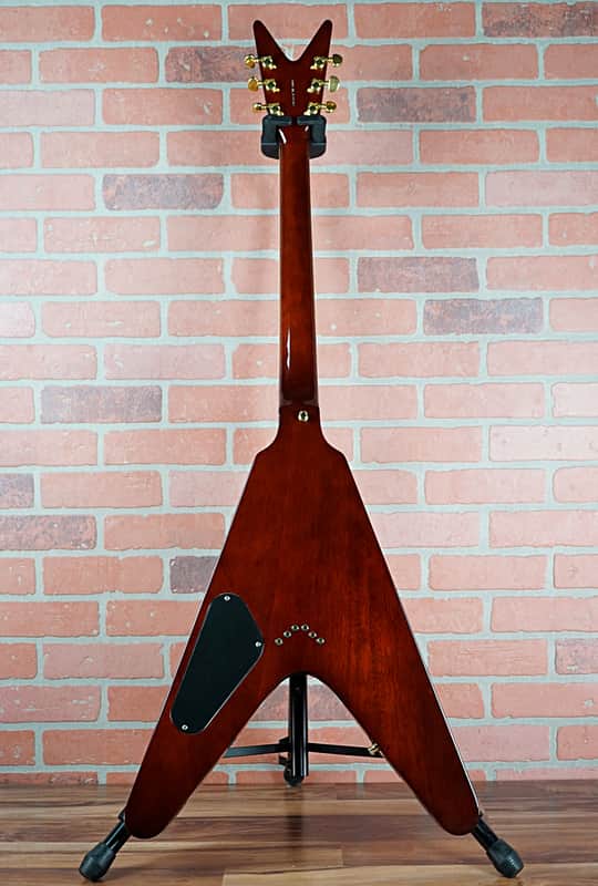 Dean V 79 Select Flame Top Vintage Sunburst With Matching