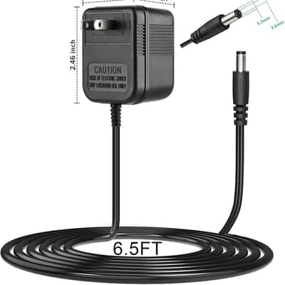 9VAC 1300mA AC Adapter Charger Replacement for Lexicon MX200 MPX100 JamMan MPX110 Dual Reverb,Digitech RP100 RP150 RP200 RP300 RP350 RP3 RP250 RP200A RP250 RP255 RP350 RP300A RP355 Effects Processor image 2