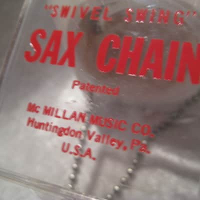 Bates Saxophone Chain Swivel Swing Vintage 1960's image 6