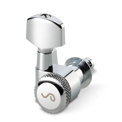 Schaller Original M6 6 IN-LINE 2-Pin Mount Locking Tuners for Fender Strat/Tele image 1