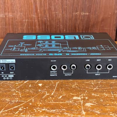 Boss RPQ-10 PREAMP/PARAMETRIC EQ Rare black panel Vintage half - rack image 3