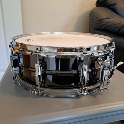 Ludwig LB416 Black Beauty 5x14" 10-Lug Brass Snare Drum 1994 - Present - Black Nickel-Plated image 5