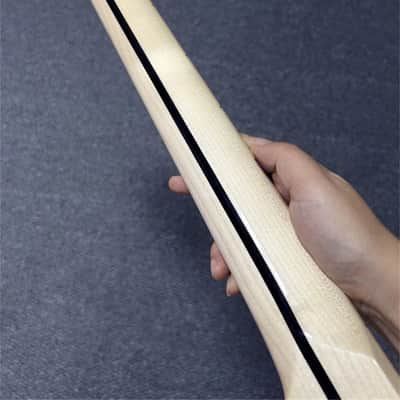 22fret DIY Maple natrual gloss electric guitar neck star inlay replace image 6