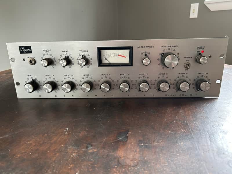 VIDEO ADDED: Bozak CMA 10-1 1960s Microphone Preamp, Mixer, Equalizer 481 transformer, like Altec 4722 image 1