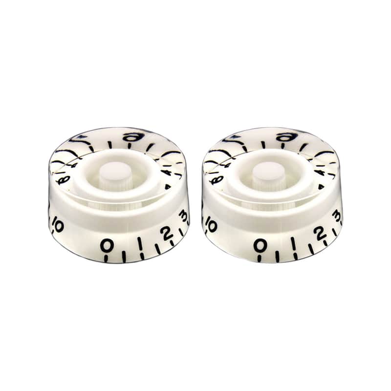 Allparts Allparts PK-0130-B25 Vintage Style Speed Knobs - White - Pack of 50 - New