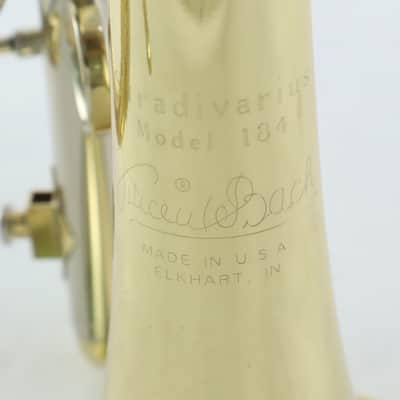 Bach Model 184ML Stradivarius Shepherd's Crook Cornet SN 766340 SUPERB image 22
