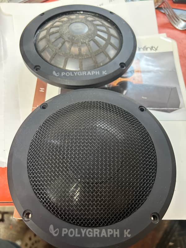 Infinity Polygraph mid bass coupler 90’s - Raw speaker image 1