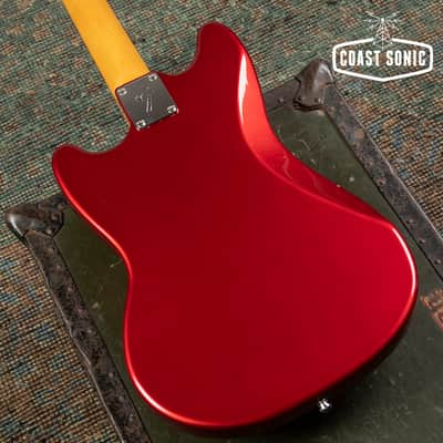 2010 Fender '69 Reissue Mustang MG69-MH Made in Japan Candy Apple Red w/Matching Headstock image 9