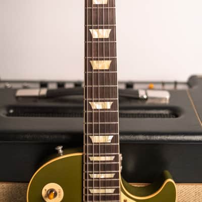 Gibson Custom M2M '54 Les Paul, Olive Drab, Ultra Light Aged image 10