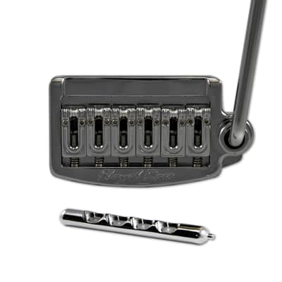 Floyd Rose Rail Tail Tremolo Kit Black Nickel for Strat Style guitars, Wide RT500W