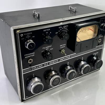 Collins 12Z Remote Amplifier Tube Preamp Mic Microphone Pre Rare Vintage Mixer