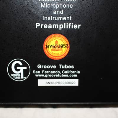 Groove Tubes SuPre Stereo Unit Vaccum Tube Microphone & Instrument Preamplifier image 10