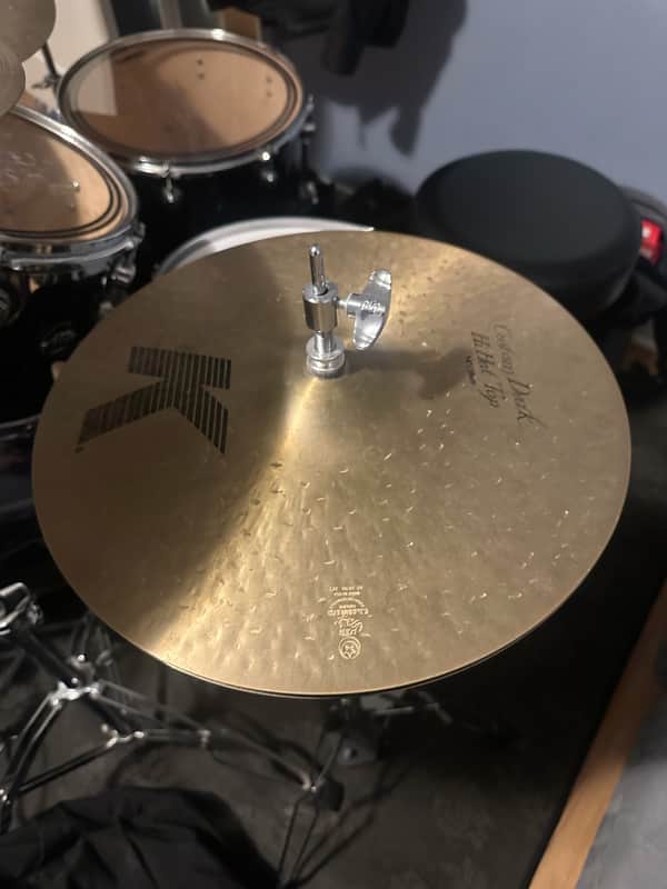 Zildjian 14" K Custom Dark Hi-Hat Cymbals (Pair) 1995 - Present - Traditional image 1