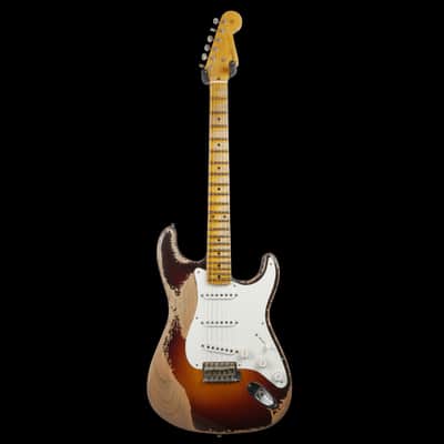 Fender '55 Stratocaster Heavy Relic MN - Sunburst image 3