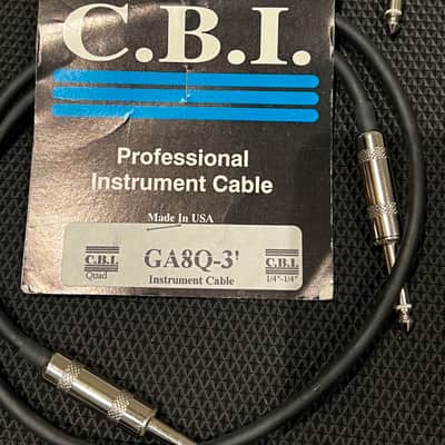 CBI Cables GA8Q-3 & GA3-3 Mid 90’s - Black image 2