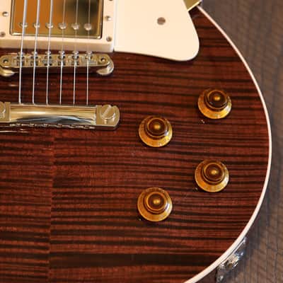 2010 Gibson Les Paul Standard GC Custom Pro Rootbeer Flametop + COA Hard Case (4730) image 8