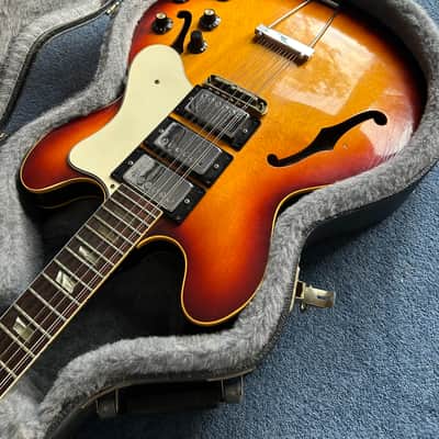 Epiphone Riviera E360TD 1967 Sunburst 12 string electric image 1