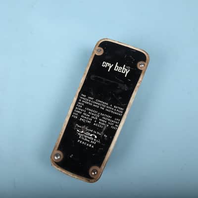 Early 1970s Jen Cry Baby Italian Italy Wah Wah Red Fasel Pedal image 8