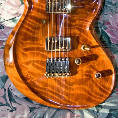 Moriah • Zadok • Boutique Guitar • Flame Redwood Top • Single Piece image 12