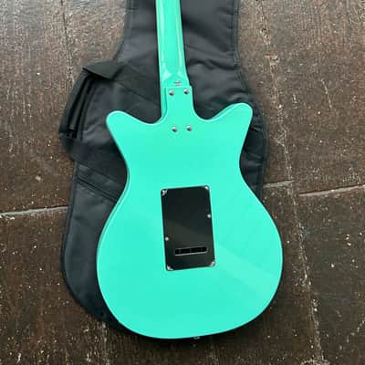 Danelectro 59XT with Lipstick Humbucker and Tremolo 2010s - Aqua image 4