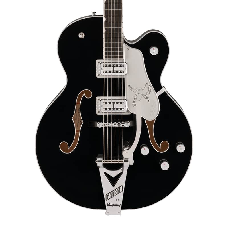 Used Gretsch Falcon Hollow Body w/String-Thru Bigsby - Black image 1